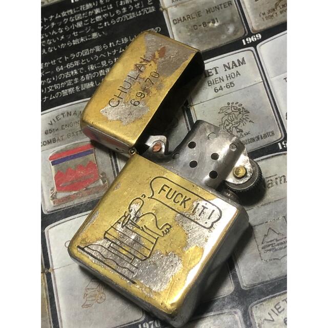 れありにし ZIPPO - 本物 1969年製ベトナムジッポー「くまのプーさん