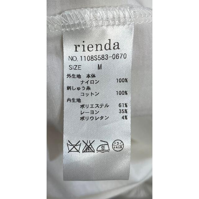 rienda(リエンダ)のrienda レースワンピース レディースのワンピース(ミニワンピース)の商品写真