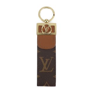 ルイヴィトン(LOUIS VUITTON)のLOUIS VUITTON ルイ ヴィトン  ポルトクレ ドラゴンヌ ドーフィーヌ キーホルダー M69000 モノグラムキャンバス   ブラウン ゴールド金具  キーリング ビトン 【本物保証】(キーホルダー)