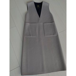 Drawer - 今季Drawer ドゥロワー ウールケヌキVネックワンピース ...