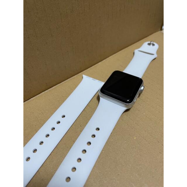 (極美品) Apple Watch series3 38mm GPS シルバー