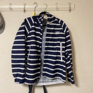 ヘリーハンセン(HELLY HANSEN)のヘリーハンセン ボーダーヘリーレインスーツ サイズＭ(マウンテンパーカー)