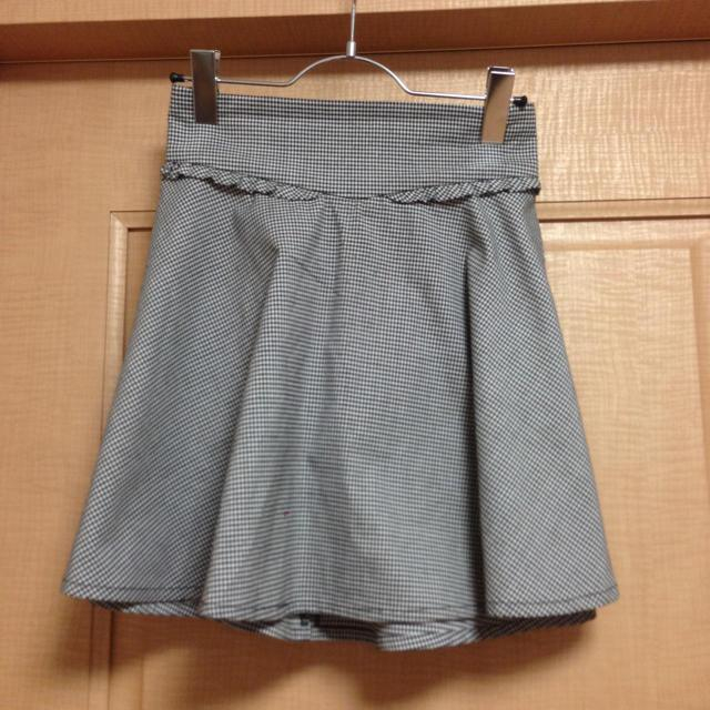 MAJESTIC LEGON(マジェスティックレゴン)のチェック フレア スカート レディースのスカート(ミニスカート)の商品写真