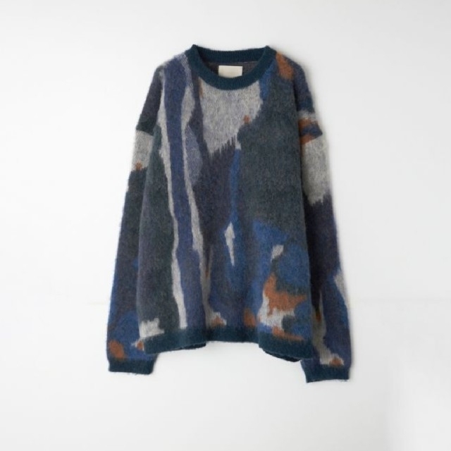 YOKE 21AW ROTHKO JACQUARD CREW NECK【2】