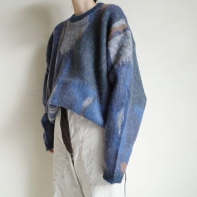 SUNSEA(サンシー)のYOKE 21AW ROTHKO JACQUARD CREW NECK【2】 メンズのトップス(ニット/セーター)の商品写真