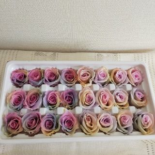 レインボーカラー　薔薇セット　プリザーブドフラワー(プリザーブドフラワー)