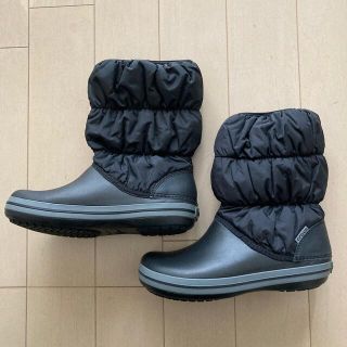 クロックス(crocs)の【新品・未使用】crocs ブーツ 黒(ブーツ)