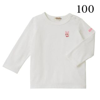 ホットビスケッツ(HOT BISCUITS)の【新品】ミキハウス　ホットビスケッツ　長袖　トップス　ロンT  100(Tシャツ/カットソー)