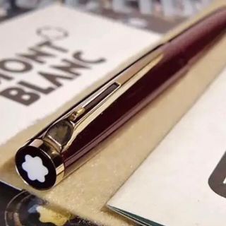 モンブラン(MONTBLANC)の1本は集める価値ある入手困難未使用に近いボルドー380ハンマートリガ★モンブラン(ペン/マーカー)