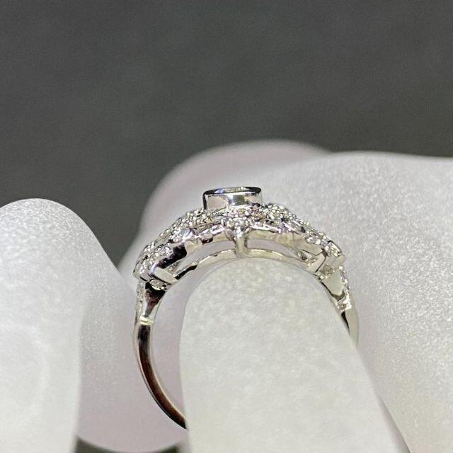 K18ホワイトゴールド ダイヤ リング　D0.72ct　指輪　K18WG レディースのアクセサリー(リング(指輪))の商品写真