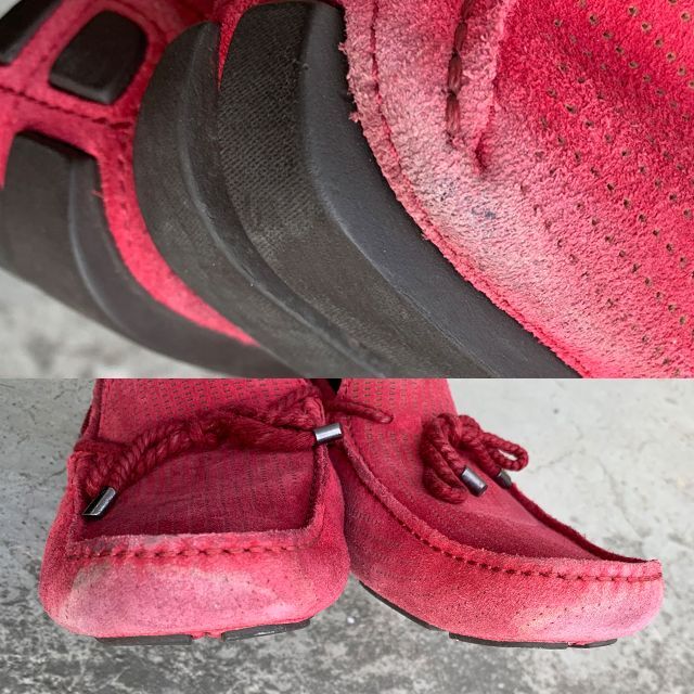 ARMANI COLLEZIONI(アルマーニ コレツィオーニ)の【 ARMANI COLLEZIONI 】アルマーニ　27cm モカシン　革靴 メンズの靴/シューズ(デッキシューズ)の商品写真