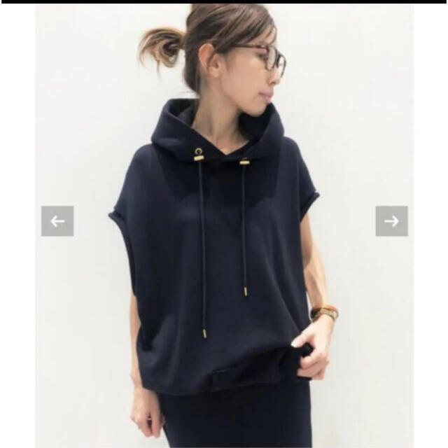 L'Appartement DEUXIEME CLASSE(アパルトモンドゥーズィエムクラス)のアパルトモン別注　AMERICANA N/S Hooded プルオーバー レディースのトップス(パーカー)の商品写真