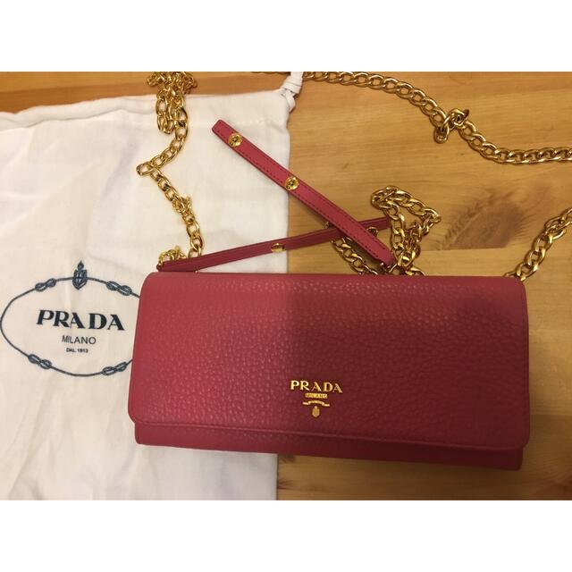 気質アップ PRADA - プラダ チェーンウォレット ウォレットチェーン