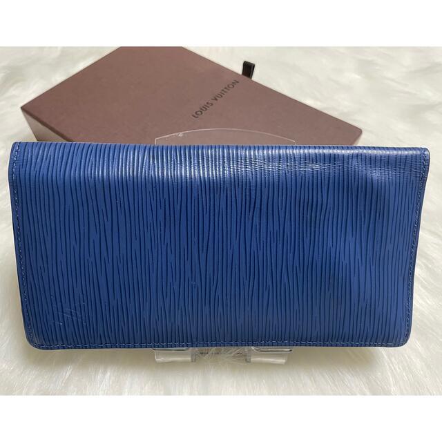 LV ヴィトン〜セカンドバッグ メンズ エピ ブルー イニシャル刻印あり