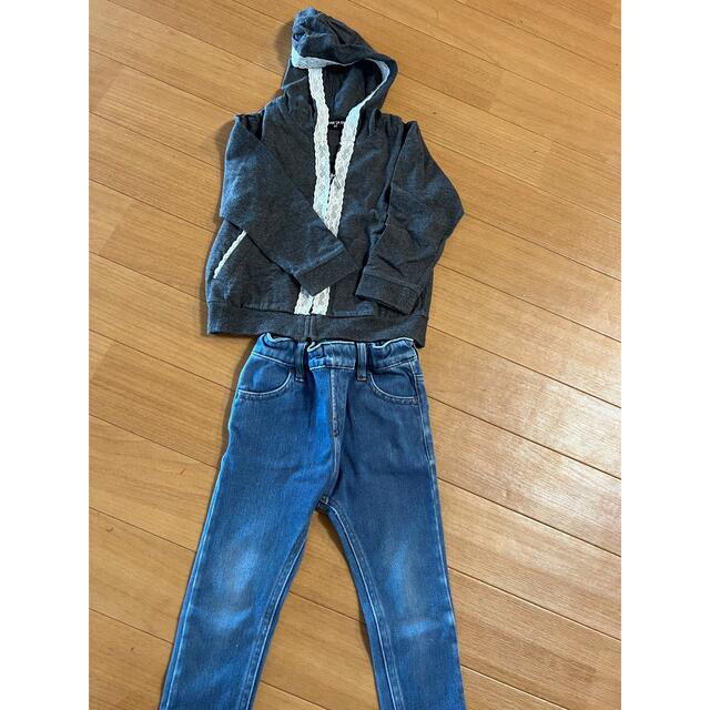 女の子90-95冬服まとめ売り＋タイツ＋ダウン キッズ/ベビー/マタニティのキッズ服女の子用(90cm~)(ワンピース)の商品写真