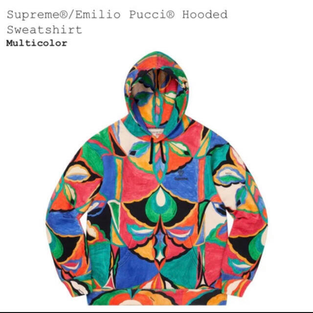 Supreme(シュプリーム)のXL Supreme/Emilio Pucci®HoodedSweatshirt メンズのトップス(パーカー)の商品写真