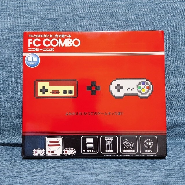 スーパーファミコン(スーパーファミコン)のFC COMBO(エフシーコンボ)本体◇ファミコン・スーファミ エンタメ/ホビーのゲームソフト/ゲーム機本体(家庭用ゲーム機本体)の商品写真