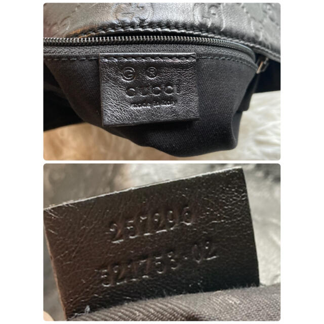 Gucci(グッチ)の保存袋付✨　グッチ　GG柄　グッチシマ　ワンショルダー　シルバー金具　型押し レディースのバッグ(ショルダーバッグ)の商品写真