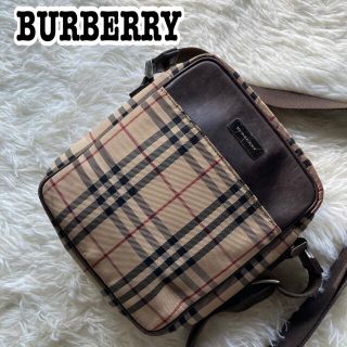 印象のデザイン 【美品】バーバリー ショルダーバッグ ダークブラウン