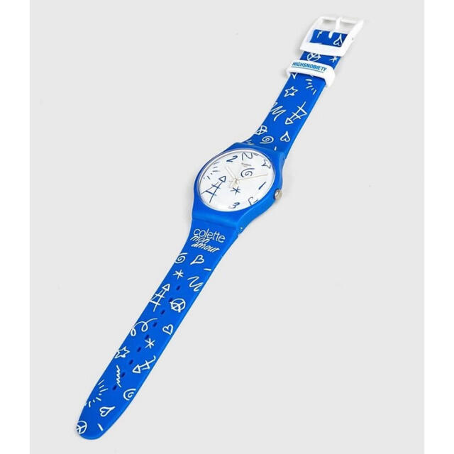 swatch(スウォッチ)のSWATCH X COLETTE MON AMOUR - WATCH BLUE メンズのファッション小物(その他)の商品写真