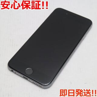 アイフォーン(iPhone)の超美品DoCoMoiPhone6128GBスペースグレイ(スマートフォン本体)