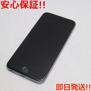 アイフォーン(iPhone)の美品 SIMフリー iPhone6S 64GB スペースグレイ (スマートフォン本体)