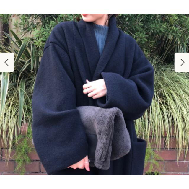 ATON WOOL FLEECE ローブコート ガウン ユニセックス