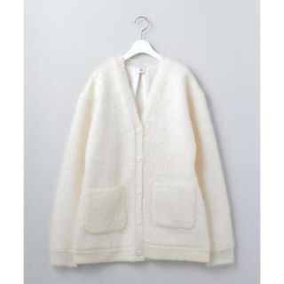 ビューティアンドユースユナイテッドアローズ(BEAUTY&YOUTH UNITED ARROWS)の《6 roku》MOHAIR SHAGGY V NECK CARDIGAN(カーディガン)