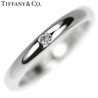 Tiffany & Co. - ティファニー Pt950 ダイヤモンド リング バンド