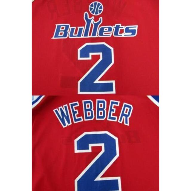 Champion(チャンピオン)の美品　NBA　WEBBER クリス・ウェバー　ワシントン・ブレッツ　ユニフォーム スポーツ/アウトドアのスポーツ/アウトドア その他(バスケットボール)の商品写真