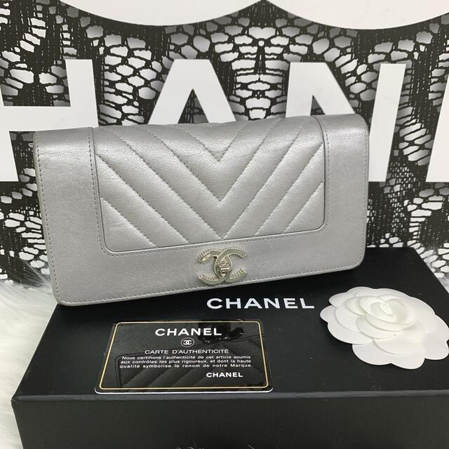 CHANEL シャネル マドモアゼル Vステッチ 長財布 towinglouisvilleky.com