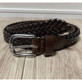 ARNOLD WILLS mesh belt brown メッシュベルト　34(ベルト)