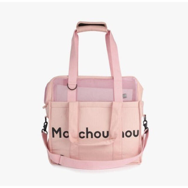 Mon chouchou(モンシュシュ)の【値下げ中】Monchouchou モンシュシュ キャリーバッグ Pink その他のペット用品(犬)の商品写真