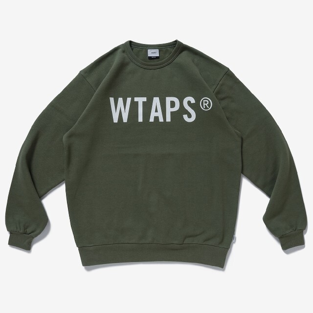 WTAPS WTVUA / SWEATSHIRT  ODカラー新品未使用COTTON100%