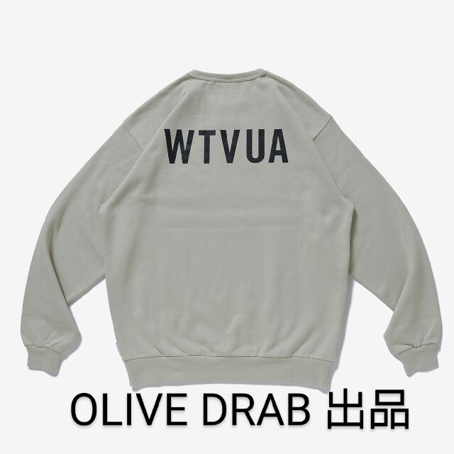 WTAPS WTVUA / SWEATSHIRT  ODカラー