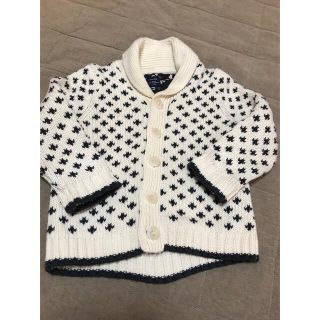 ベビーギャップ(babyGAP)のbaby Gap ニットカーディガン　90(カーディガン)