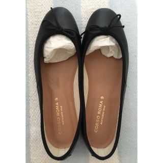 レペット(repetto)のコルソローマ／CORSO ROMA 9／バレエシューズ／37／黒(バレエシューズ)