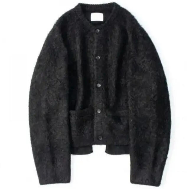 SUNSEA(サンシー)のstein 20AW KID MOHAIR CARDIGAN black M メンズのトップス(カーディガン)の商品写真