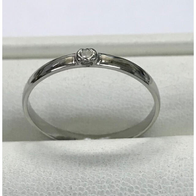 ★大きな30号★プラチナPt900/ダイヤモンド・デザインリング★0.10ct★ レディースのアクセサリー(リング(指輪))の商品写真