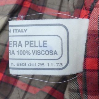 イタリア製 レザー ジャケット ブルゾン ジャンパー 本革 メンズ 上着