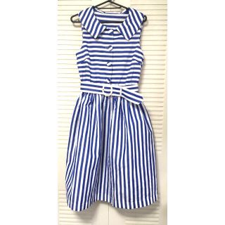 ドットアンドストライプスチャイルドウーマン(Dot&Stripes CHILDWOMAN)の美品 Dot & stripes CHILD WOMAN ワンピース(ひざ丈ワンピース)