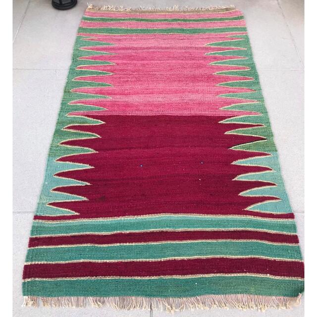 IDEE(イデー)のトルコ　old Kilim オールドキリム　ヴィンテージ ラグ インテリア/住まい/日用品のラグ/カーペット/マット(ラグ)の商品写真