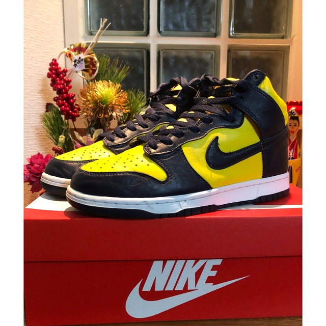 NIKE DUNK HIGH Michigan 26.5