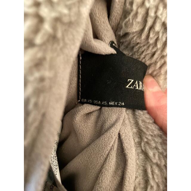 ZARA(ザラ)のZARA ザラ リバーシブル　ボア　コート　ジャケット レディースのジャケット/アウター(ロングコート)の商品写真