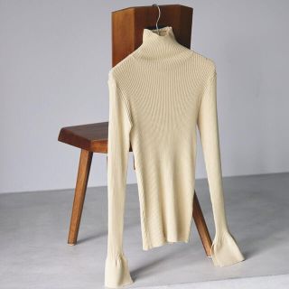 トゥデイフル(TODAYFUL)の★新品★TODAYFUL Flarecuffs Rib Knit ナチュラル(ニット/セーター)