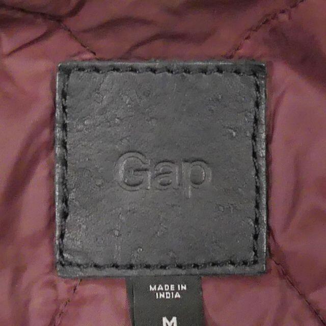 GAP(ギャップ)のライダースジャケット 本革 ダブル ギャップ メンズ レザージャケット M 黒 メンズのジャケット/アウター(レザージャケット)の商品写真