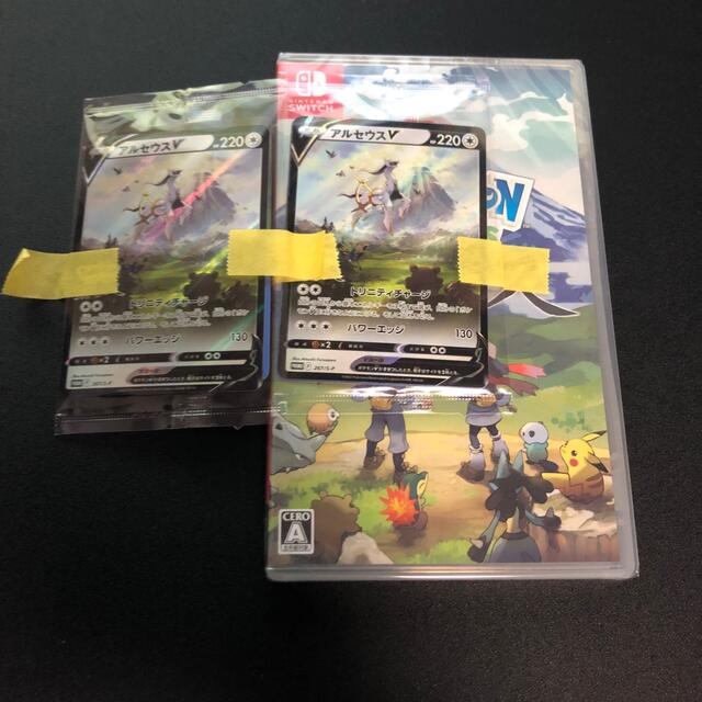 ゲームソフトゲーム機本体Pokemon LEGENDS アルセウス Switch 早期購入特典付き