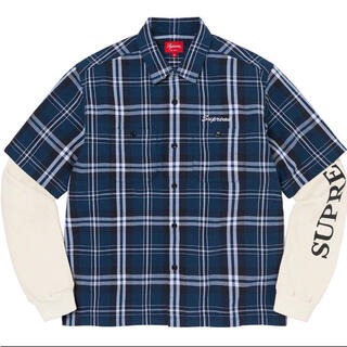 シュプリーム(Supreme)の21aw SUPREME Thermal Work Shirt 新品 Lサイズ(Tシャツ/カットソー(七分/長袖))