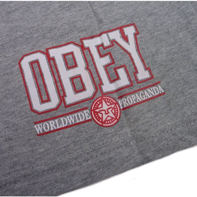 OBEY(オベイ)のOBEY オベイ ブランドロゴ タンクトップ グレー XL メンズのトップス(タンクトップ)の商品写真