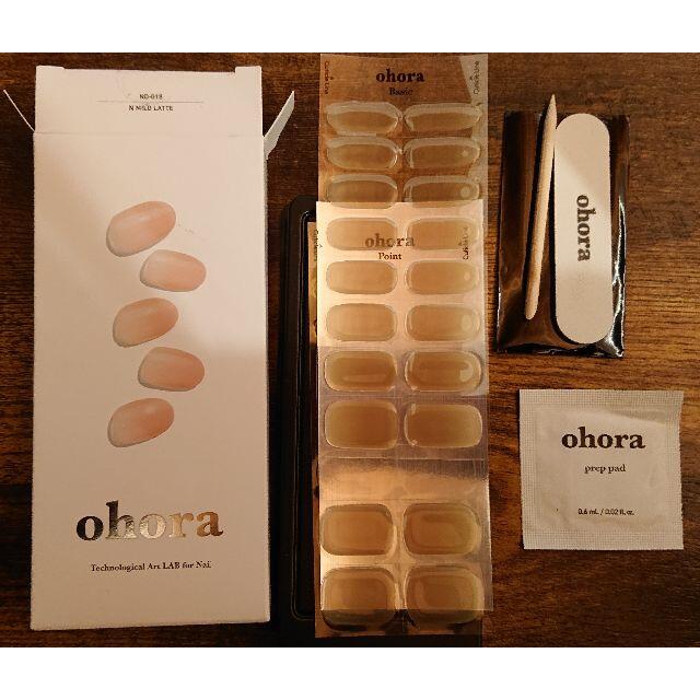 ohora ND-018 N MILD LATTE コスメ/美容のネイル(つけ爪/ネイルチップ)の商品写真